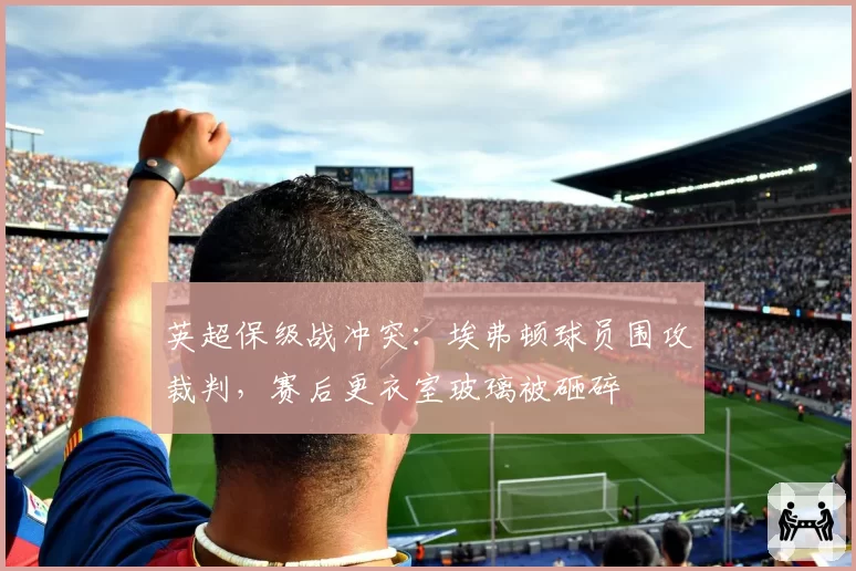 英超保级战冲突：埃弗顿球员围攻裁判，赛后更衣室玻璃被砸碎
